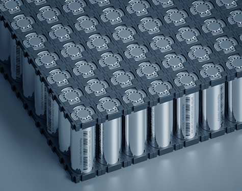 Module de batteries composé de multiples cellules cylindriques
